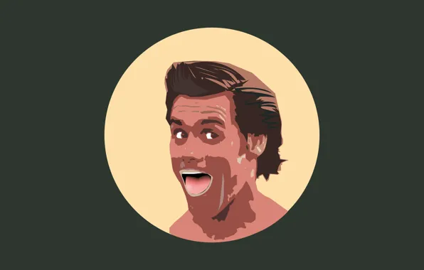 Лицо, минимализм, актер, Джим Керри, jim carrey