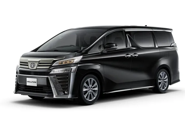 Картинка белый фон, Toyota, экстерьер, Vellfire, Golden Eye III