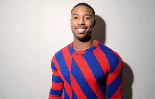 Взгляд, поза, улыбка, актёр, Michael B. Jordan, Майкл Б. Джордан