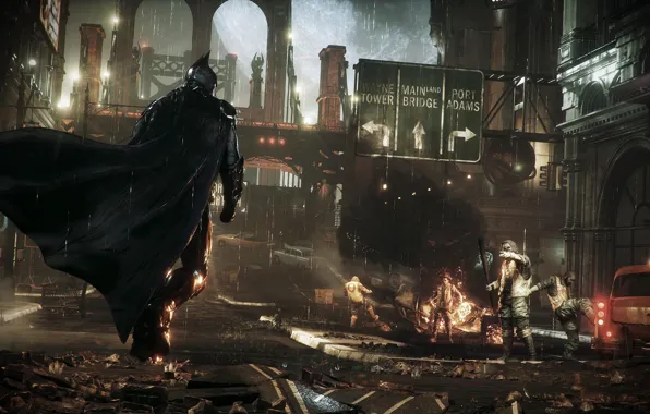 City, Batman, Бетмен, Arkham Knight