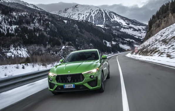 Картинка car, Maserati, road, drive, Levante, Maserati Levante Trofeo