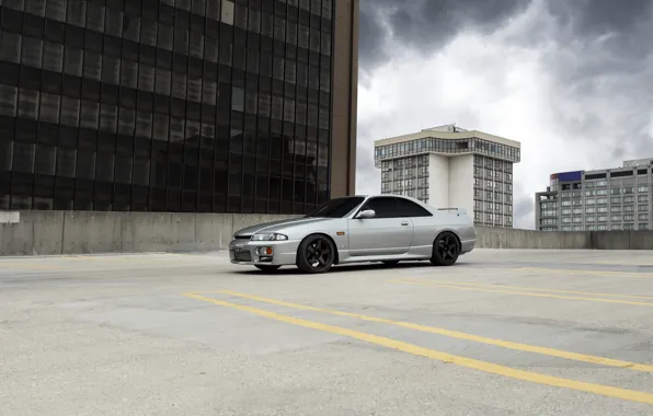 Картинка City, Nissan, Skyline, R33