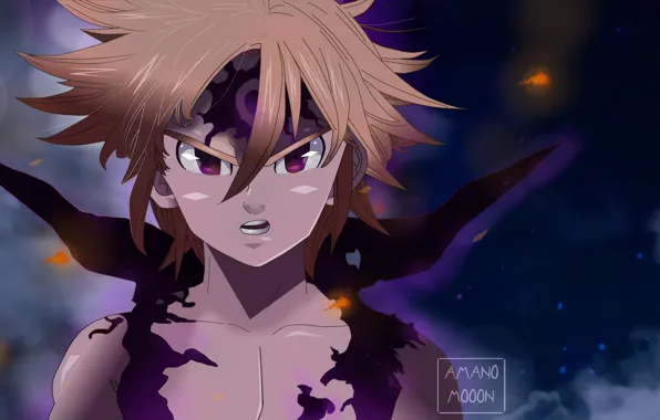 Anime, Nanatsu no Taizai, The Seven Deadly Sins, japonese, by amanomoon
