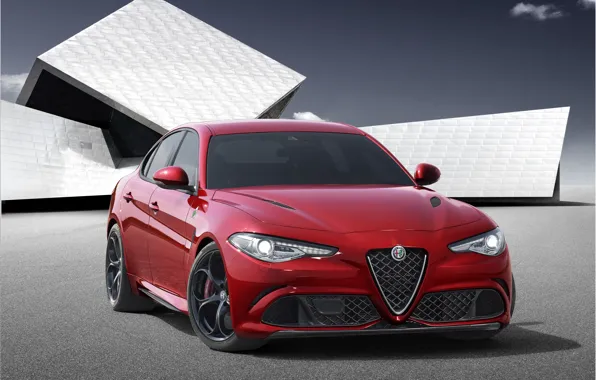 Alfa Romeo, Red, Car, Alfa, Sport, Italian, Giulia