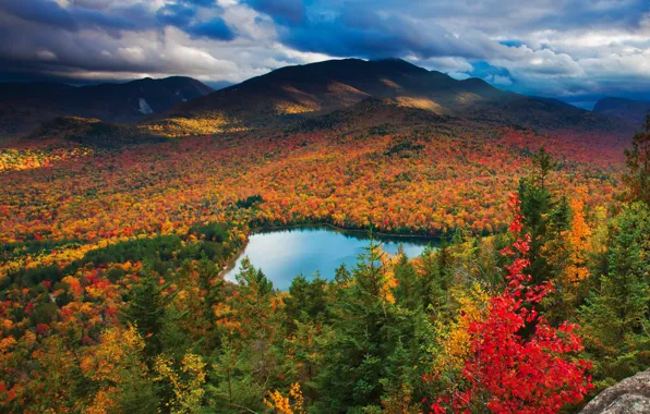 Картинка colorful, landscape, lake