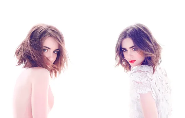 Фотосессия, Lily Collins, июнь 2014, Yo Dona