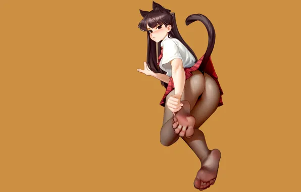 Kawaii, girl, sexy, ass, neko, anime, stockings, pretty