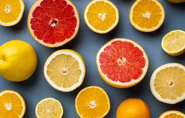 Картинка лимон, апельсин, апельсины, цитрус, цитрусы, лимоны, грейпфрут