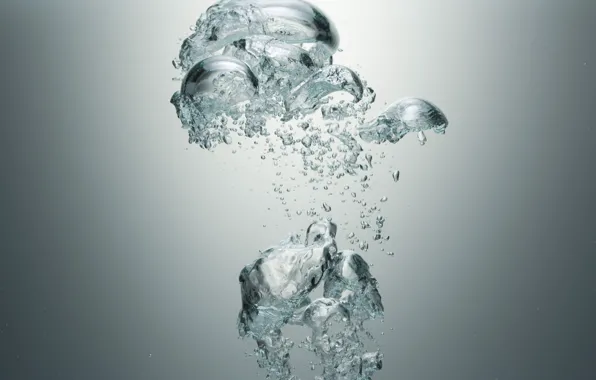 Пузыри, Вода