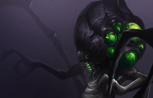 Starcraft, art, Heroes of the Storm, moba, Abathur