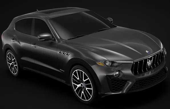 Картинка темный фон, Maserati, SUV, Levante, Maserati Levante D4 GranSport