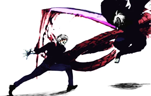 Art, Kaneki Ken, Токийский гуль, Tokyo ghoul, Sasaki Haise, Takizawa Seido