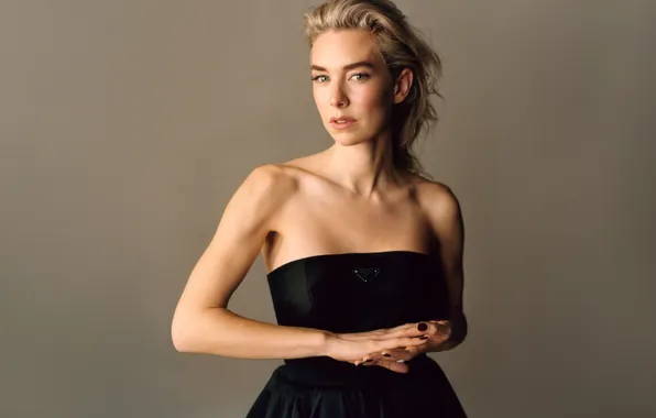 Взгляд, макияж, фигура, актриса, hair, Ванесса Кирби, Vanessa Kirby