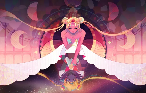 Anime, sailor moon, ysagi, sereniti