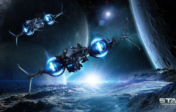 Планеты, звёзды, Star Conflict, Spaceship jaguar