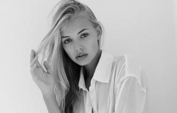 Губки, прелесть, монохром, Bella Oelmann