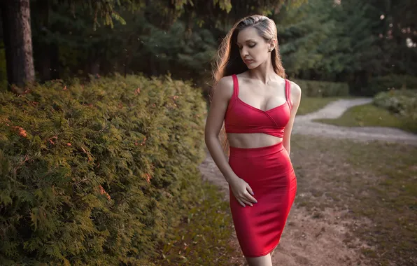 Картинка девушка, милая, модель, Обои, шатенка, красивая, Юбка, Sexy