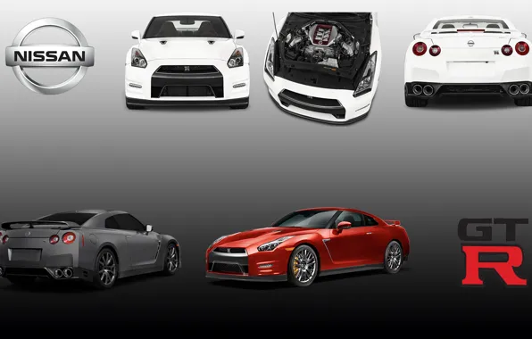Минимализм, градиент, Nissan GTR