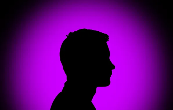 Man, color, darkness, silhouette