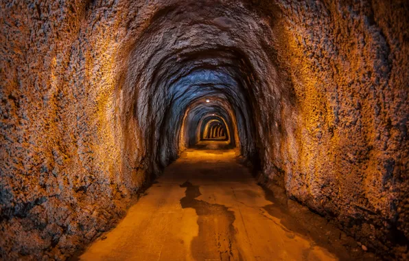 Tunnel, Rocks, rail