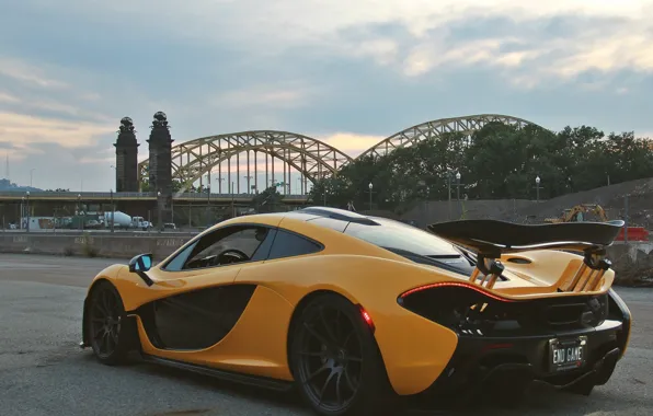 Мост, McLaren, гиперкар, sports car, McLaren P1