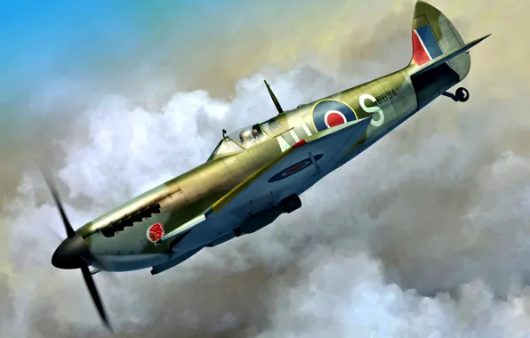 Истребитель-бомбардировщик, Supermarine Spitfire, Spitfire Mk.XVI, Двигатель Packard Merlin 266