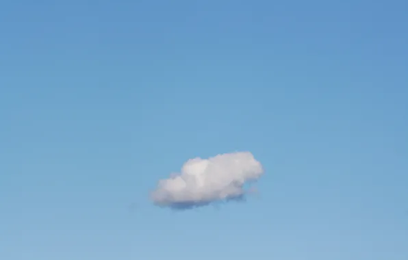 Картинка небо, синий, голубой, облако, красивый, cloud