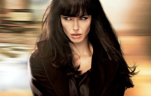 Angelina Jolie, Girl, Action, 2010, Beautiful, Evelyn, Wallpaper, Eyes