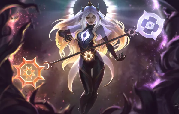 Art, Lux, League of Legends, Eclipse Lux, by Erai Violett