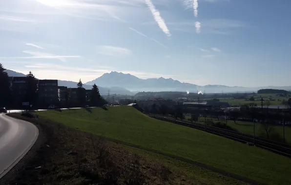 Switzerland, ALPS, mount Pilatus, canton Lucern, Honau