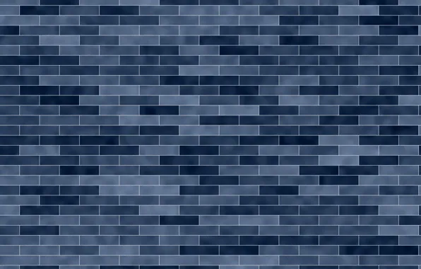 Wall, blue, brick