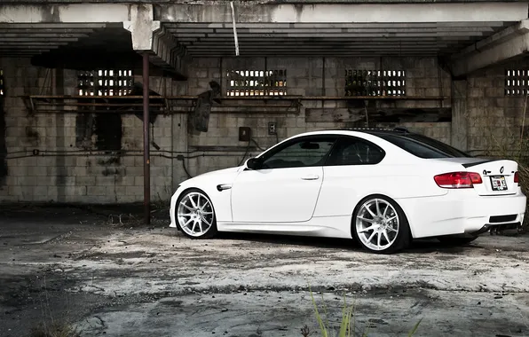 BMW, white, e92