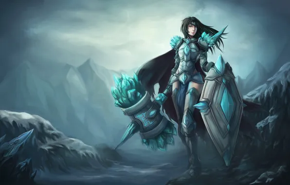 Female, League of Legends, LoL, support, gay lord, Тарик, Taric