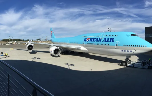 Картинка Boeing, Корея, Боинг, 747, Korea, 747-8, B747, Б747