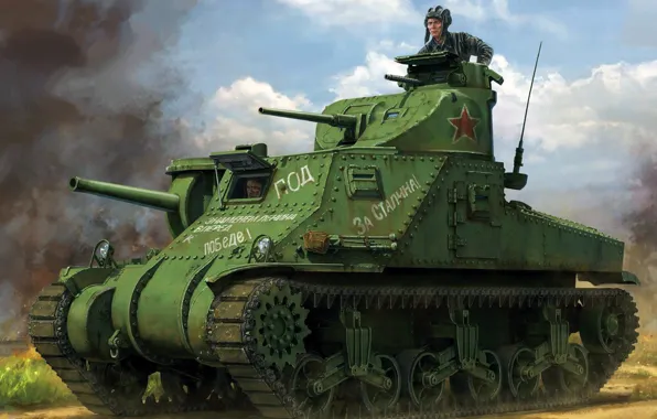 СССР, Lee, периода Второй мировой войны, американский средний танк, Восточный фронт