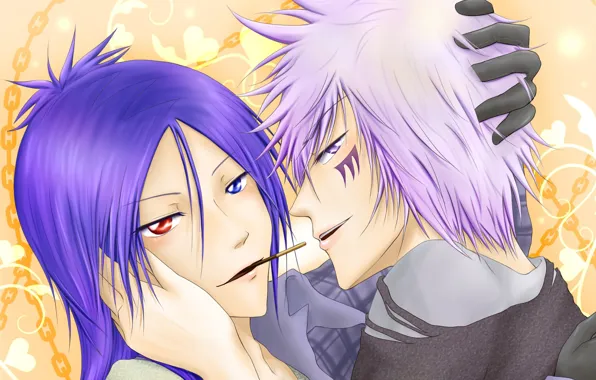 Аниме, арт, парни, Katekyo Hitman Reborn, Бьякуран, Рокудо Мукуро, Учитель мафиози Реборн