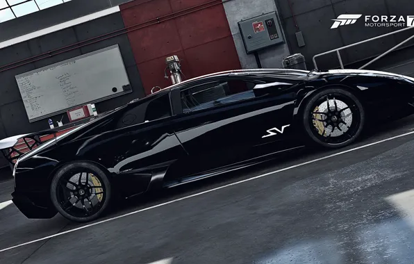HDR, Lamborghini, Murcielago, Game, FM7, UHD, Forza Motorsport 7, Xbox One X