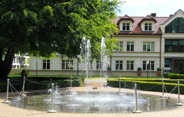 Water, park, fountain