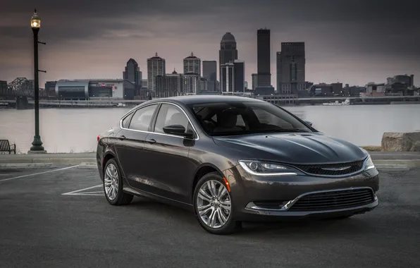Картинка фото, Chrysler, Серый, Автомобиль, 2015, 200 C