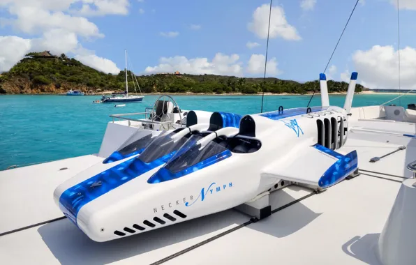 Субмарина, Карибы, British Virgin islands, Necker Nymph, Flying Submarine