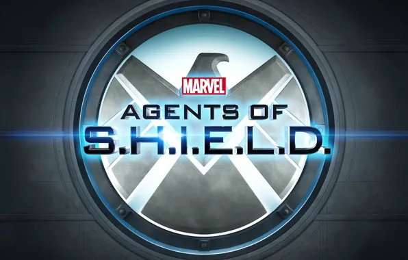 Wall, logo, Marvel, eagle, series, falcon, The Avengers, S.H.I.E.L.D.