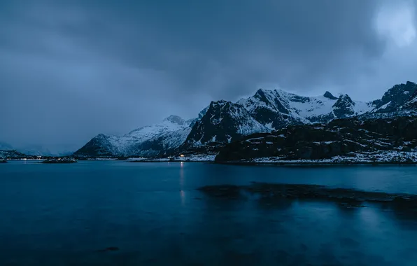 Картинка горы, Норвегия, Лофотенские острова