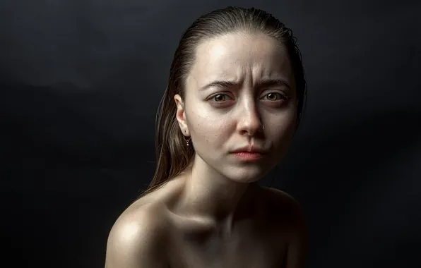 Портрет, пирсинг, эмоция, Real, Степан Гладков