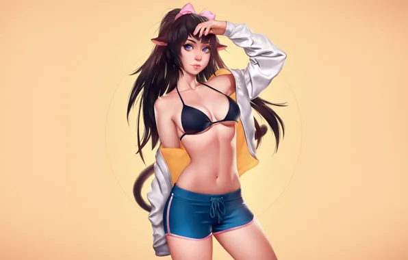 Картинка девушка, аниме, арт