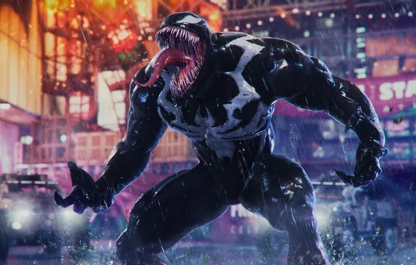 Marvel Comics, Venom, Spider-Man 2, PlayStation, video games, Playstation 5, screen shot, Marvel Spider-Man 2