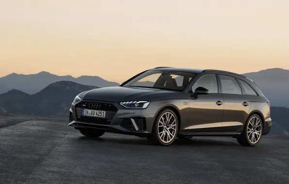 Небо, горы, Audi, универсал, 2019, A4 Avant