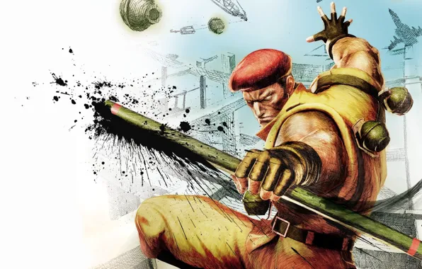 Картинка game, fighter, Capcom, rolento, Ultra Street Fighter IV