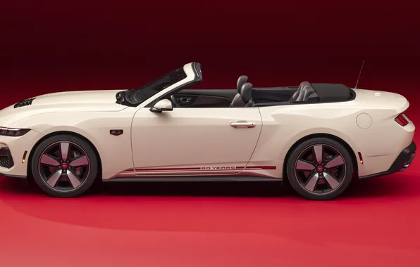 Ford, Форд, Мустанг, вид сбоку, Convertible, Mustang GT, 2025, лимитированная серия