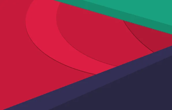 Линии, синий, красный, зеленый, android, design, color, material