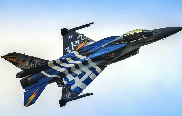 Картинка истребитель, F-16, Fighting Falcon, General Dynamics